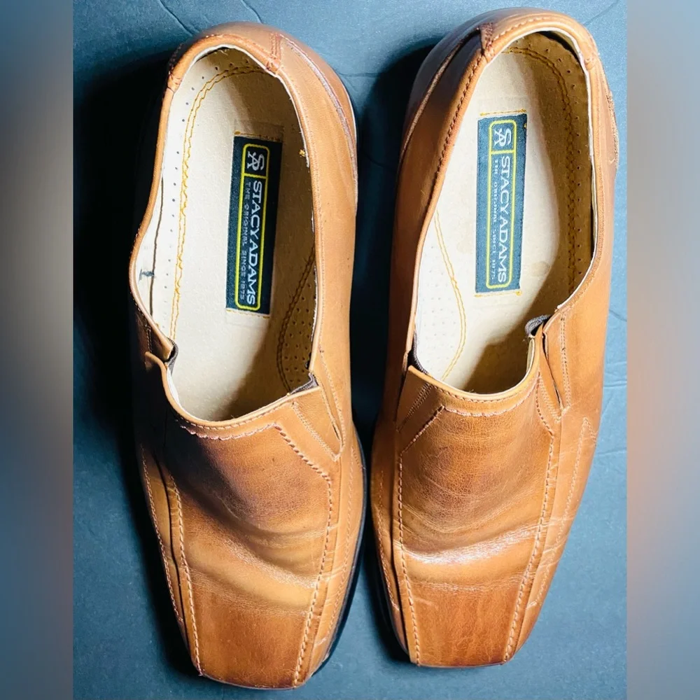 Stacy Adams‎ Connelly Bike Toe Loafer size 9.5